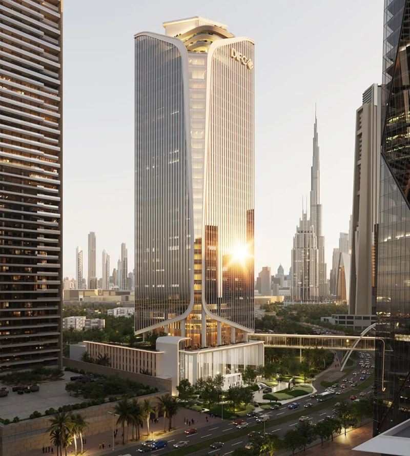 Aedas新作 | 迪拜门户大道全新地标，DIFC Immersive大厦