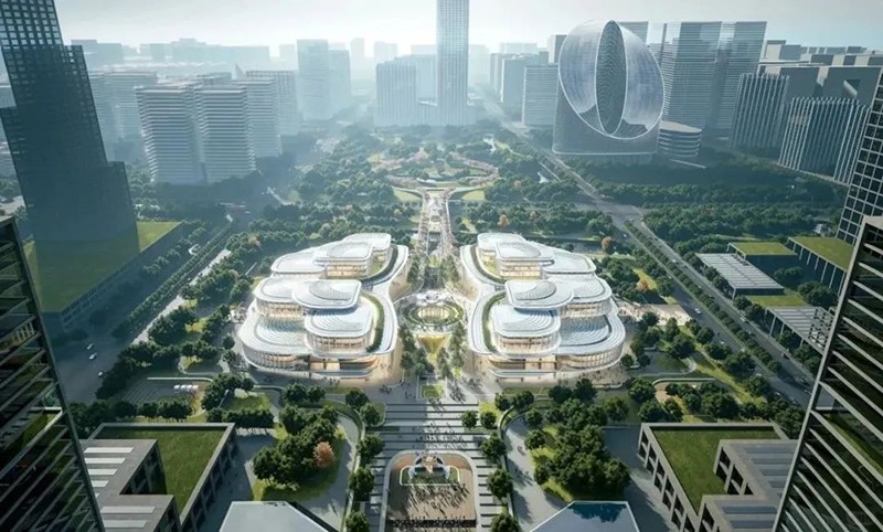 余杭未来科技城市民中心方案公布，即将开工!